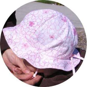 Twinklebelle Grow-with-me Sun Hat - Cherry Blossom