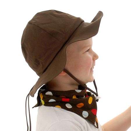 Twinklebelle Grow-With-Me Children's Sun Hat - Chocolate