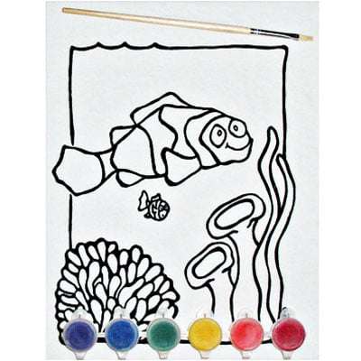 Paint your own t-shirt kit for kids - Clown Fish