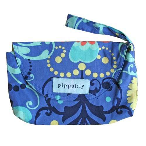 Pippalily Cotton Diaper Wallet - Periwinkle