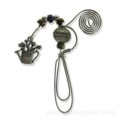 Dazzling Gourmet Bookmark with Watering Can Charm