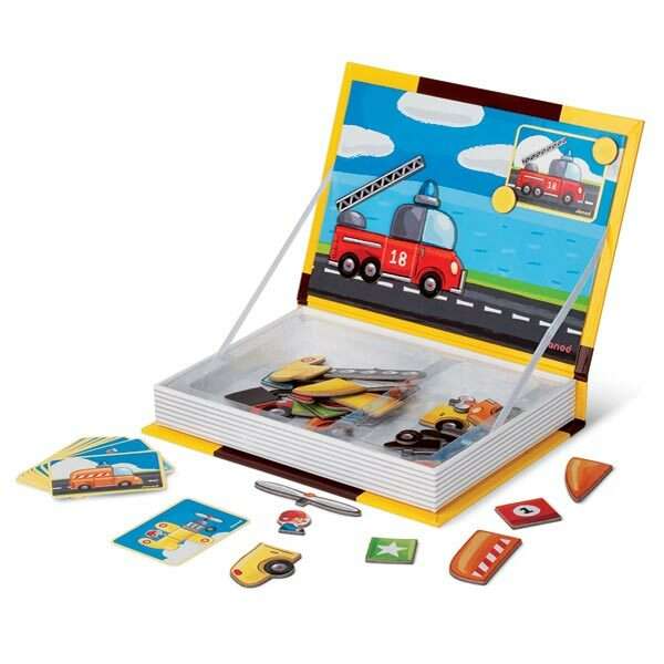 Janod Magnetic Book Vehicle