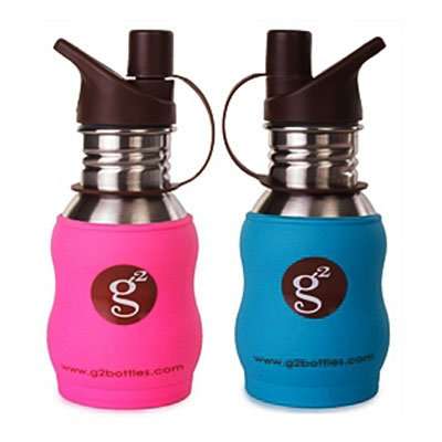 Goo-Goo Baby G2 Wave Stainless Steel Sport Bottle with Silicone Sleeve 