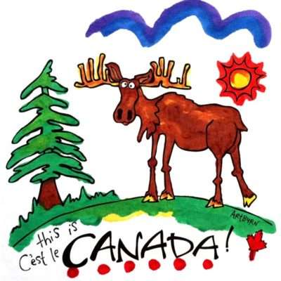 Canada Moose T-Shirt Kit by Artburn