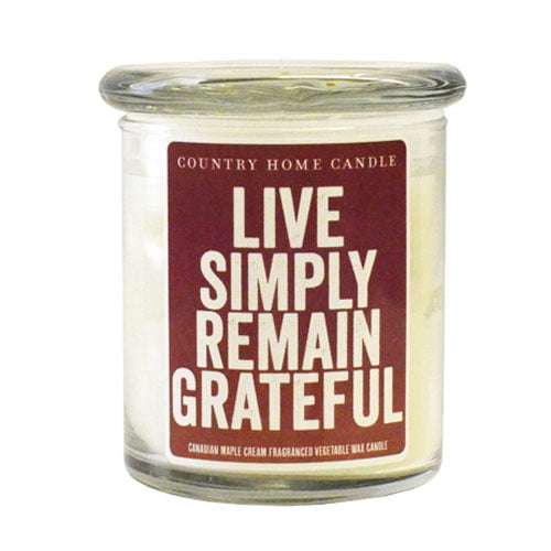 Live Simply - Inspirational Candle