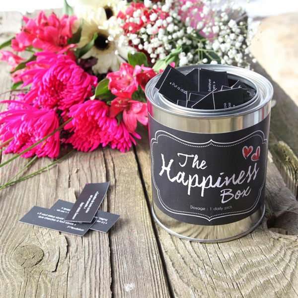 The Happiness Box With Flowers