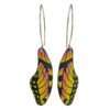 Yellow Butterfly Earrings by Wanda Shum