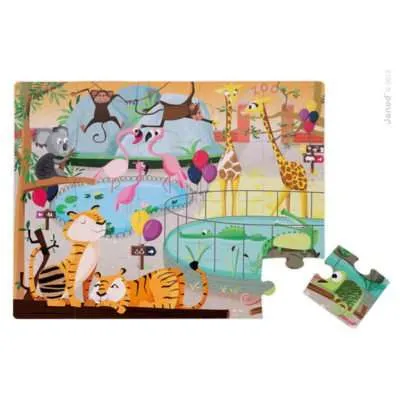 Tactile Zoo Puzzle by Janod