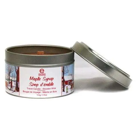 Maple Syrup Candle in Travel Tin
