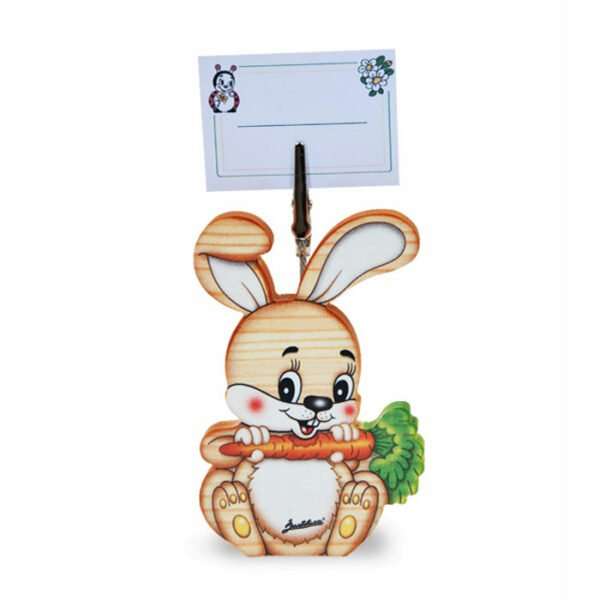 Rabbit Picture Holder with Card