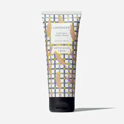 Beekman 1802 Lavender Goat Milk Hand Cream (3.4oz) has a fresh and refreshing scent of lavender oil, and notes of bergamot on a base of tonka bean.